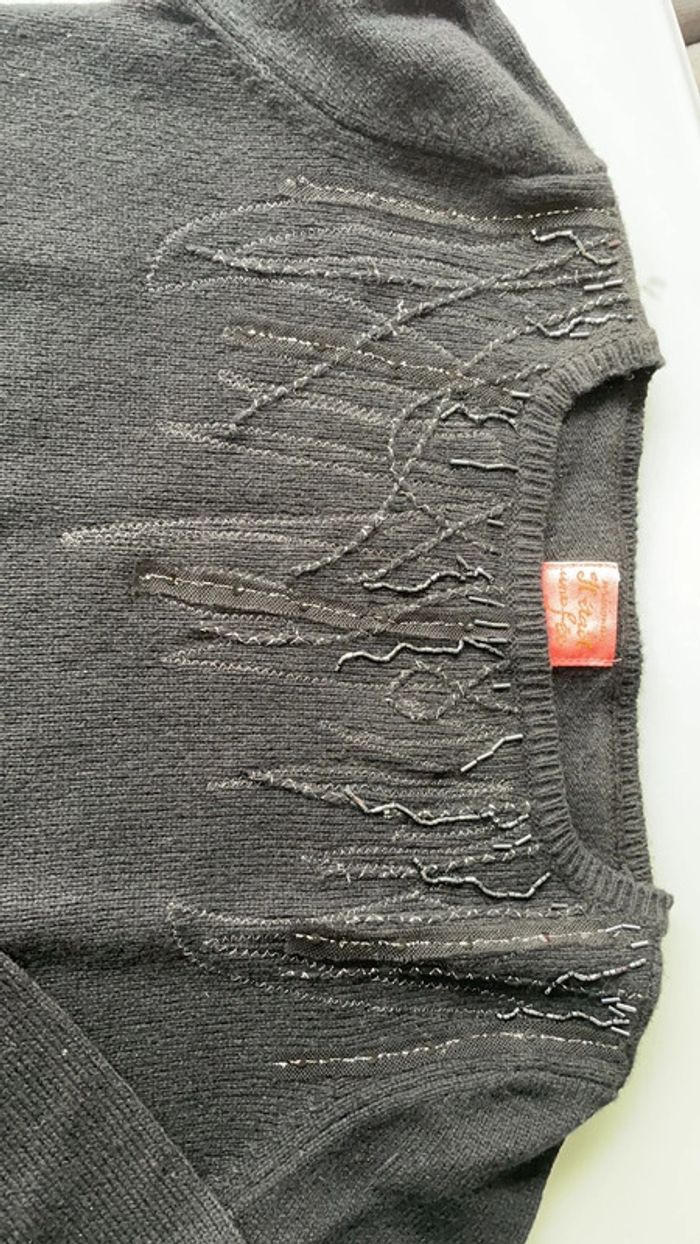 Joli pull noir miniman 16 ans - photo numéro 3