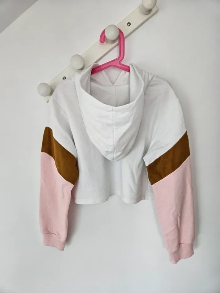 Beau sweat court fille 9-10 ans - photo numéro 2