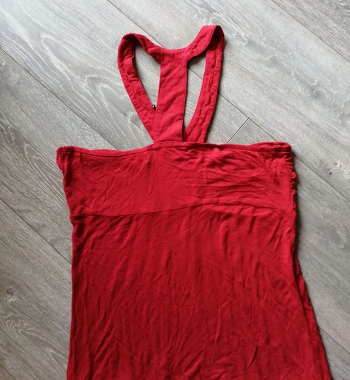 🌸🌸Top dos nu rouge et strass "Jennifer" Taille 40🌸' - photo numéro 2