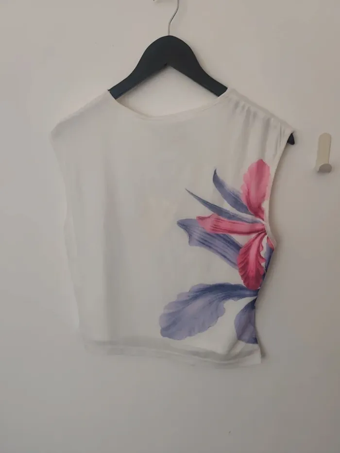 Débardeur peppermayo Fleur rose 40 - photo numéro 4