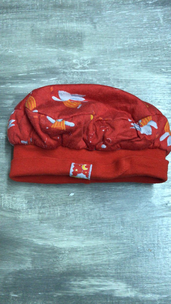 Béret rouge orangé - photo numéro 4