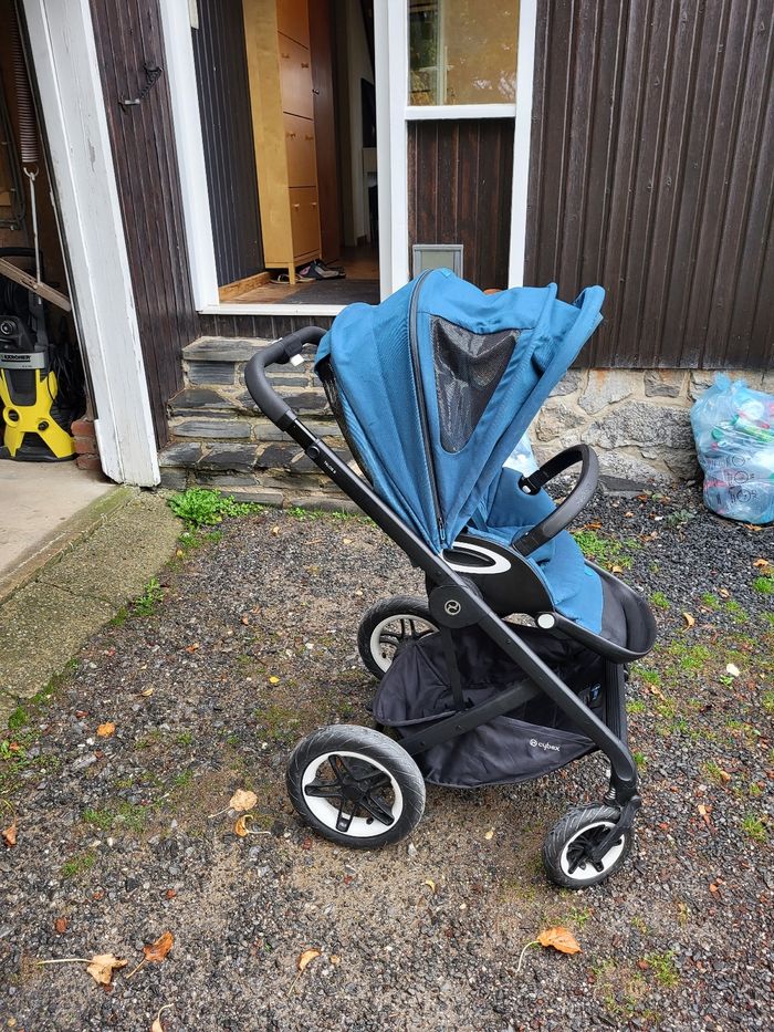 Poussette cybex avec adaptateur maxi-cosi et coupe vent - photo numéro 4
