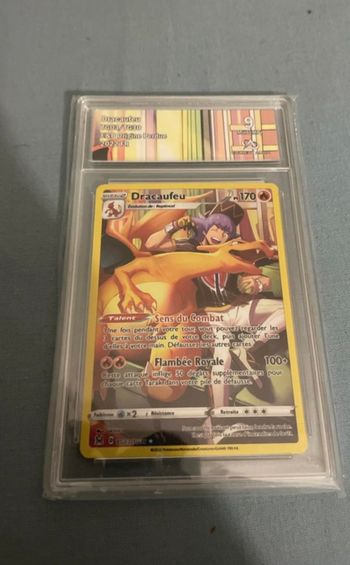 Carte Pokemon Dracaufeu TG03 Origine Perdue FR Collect Aura Grade 9