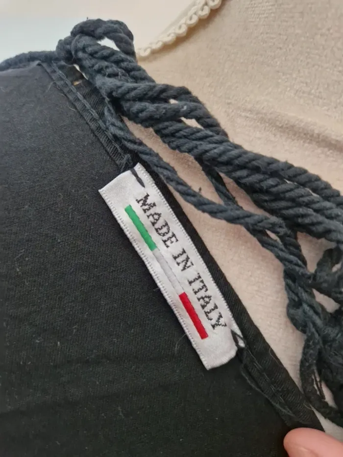 Tunique longue noir made in Italie taille 44 - photo numéro 3