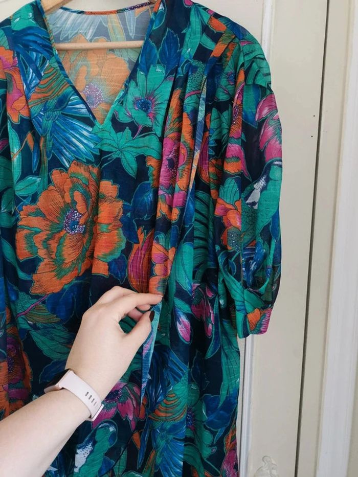 Robe vintage par HUGUET en taille 52 - photo numéro 3