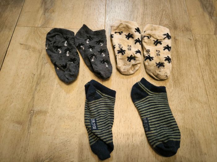 Lot de 3 paires de chaussettes courtes 27/30 - photo numéro 2