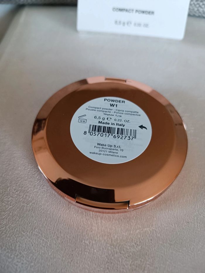 Poudrier miroir poudre compacte nude rose neuf ! - photo numéro 2