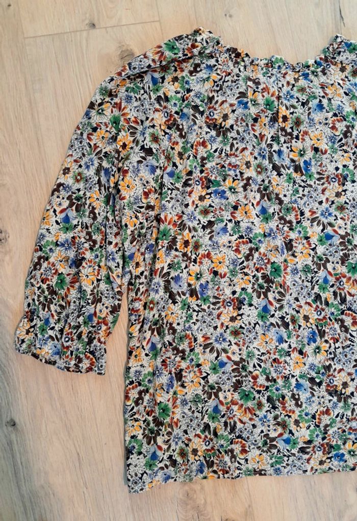 Blouse fleurie t.44 - photo numéro 7