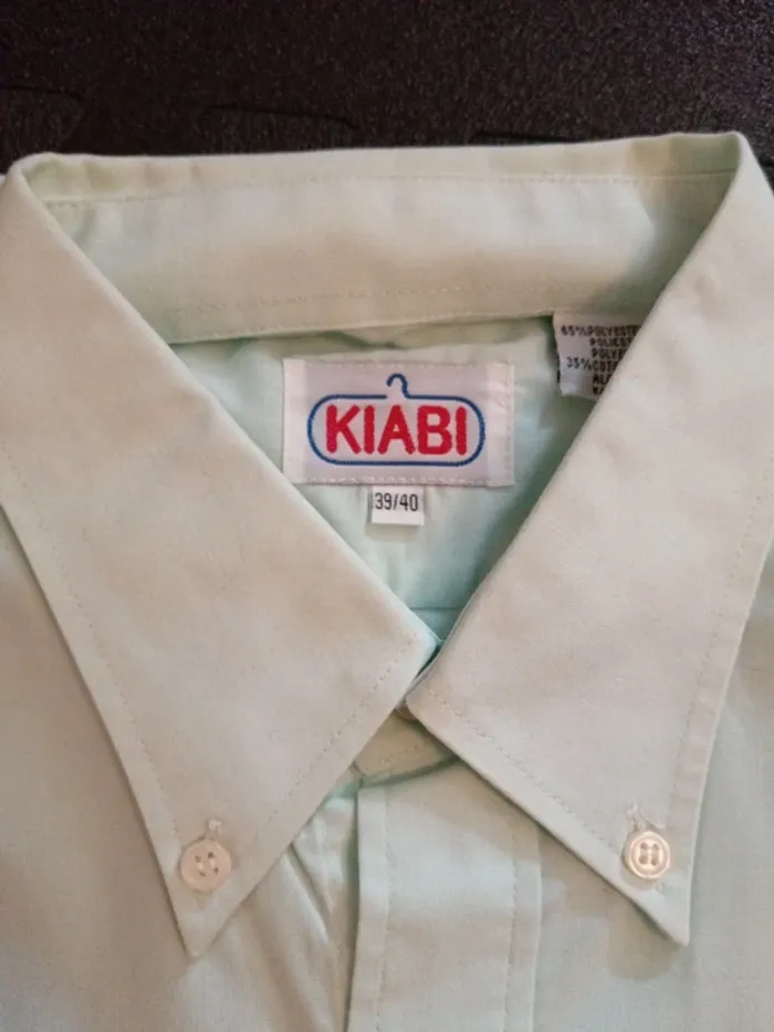 Chemise vert pâle - photo numéro 2