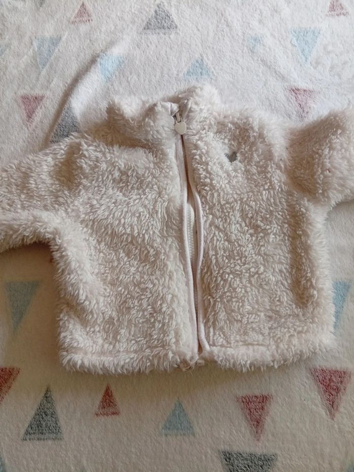 Veste polaire blanche - photo numéro 2