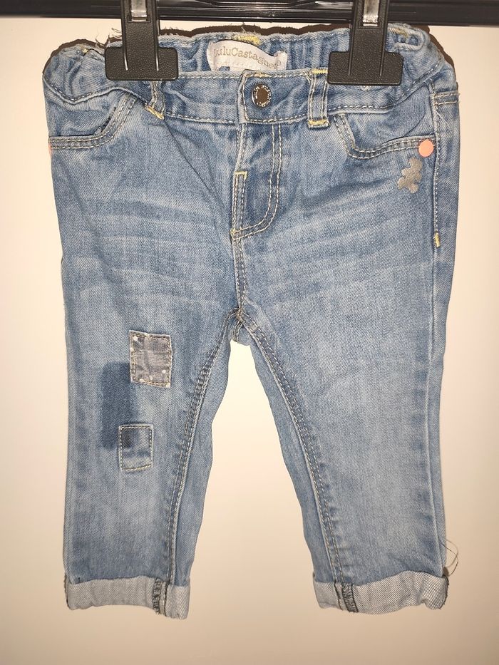 Lot jeans taille 6 mois - photo numéro 6