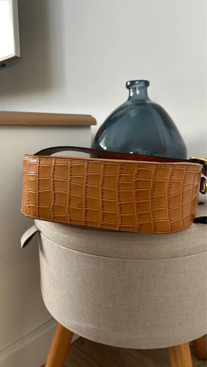 Sac a bandoulière en cuir Étrier - photo numéro 3