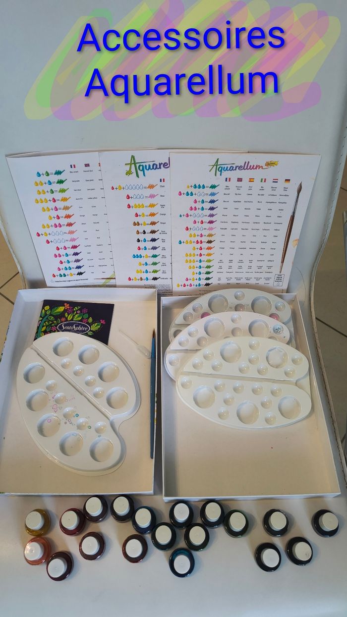 🎨 Lot d'accessoires Aquarellum (Sentosphere) 🎨