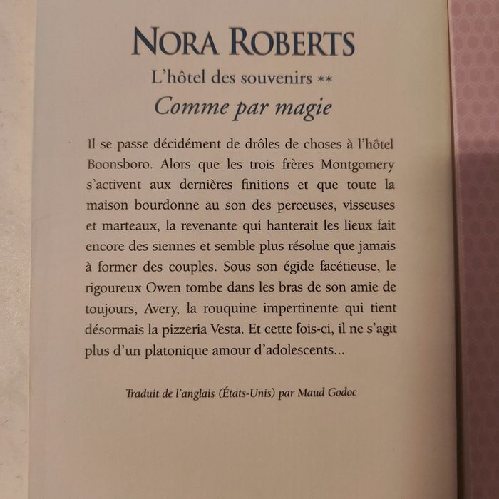 L'hôtel des souvenirs de Nora Roberts - photo numéro 7