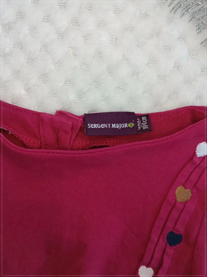 🔸Tunique Manches Longues Fille - Sergent Major 4 ans 🔸 - photo numéro 3