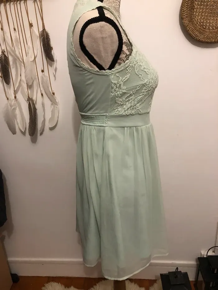 Robe vert clair Vero Moda - photo numéro 2