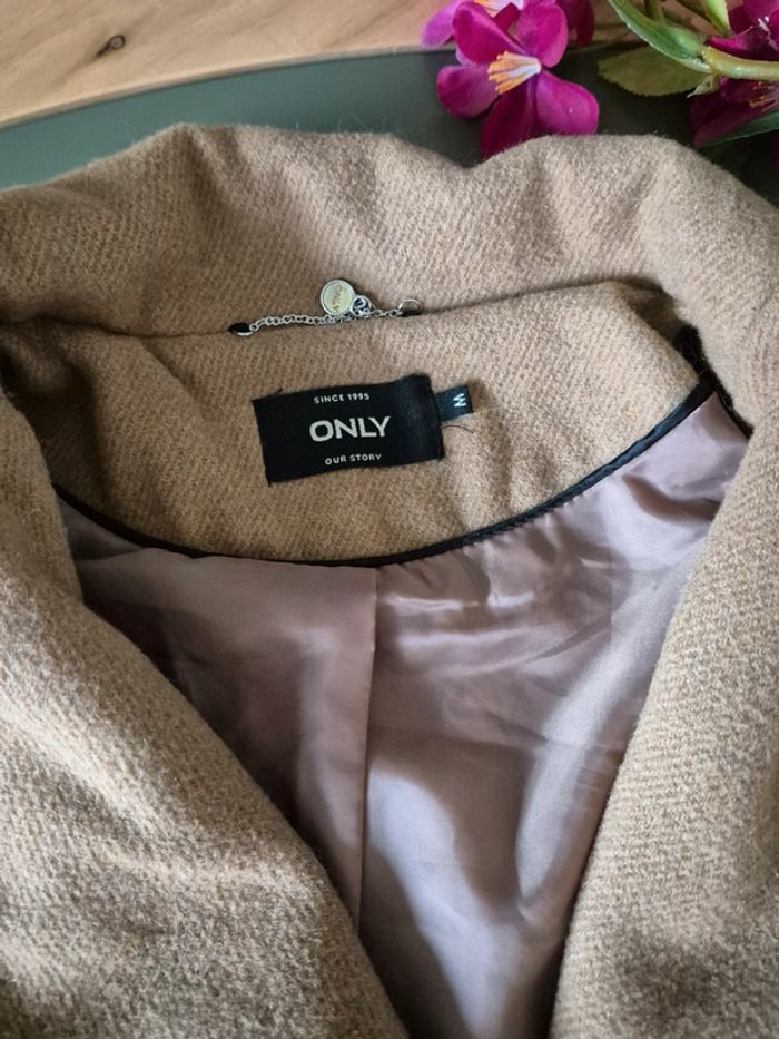 Manteau marron clair only taille M - photo numéro 7