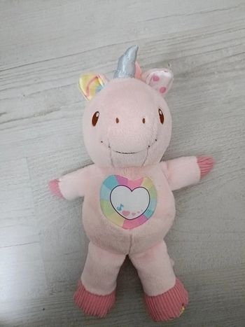 Peluche licorne musicale vtech
