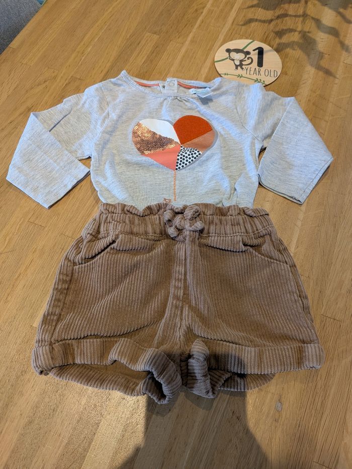 Ensemble bébé fille en 12 mois en excellent état - photo numéro 3