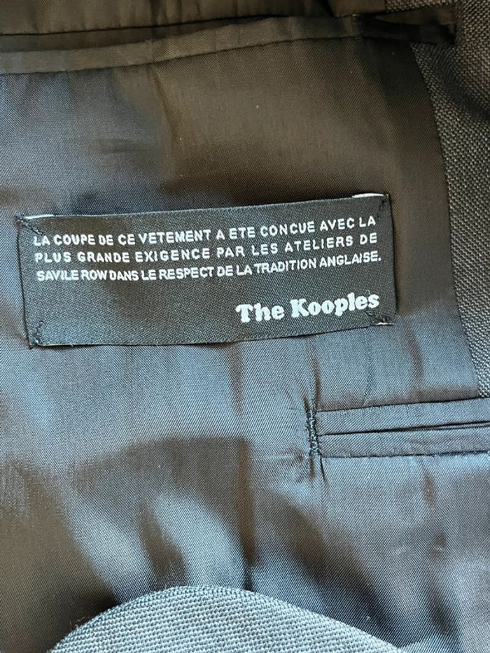 Ensemble costume gris The Kooples homme M - photo numéro 5