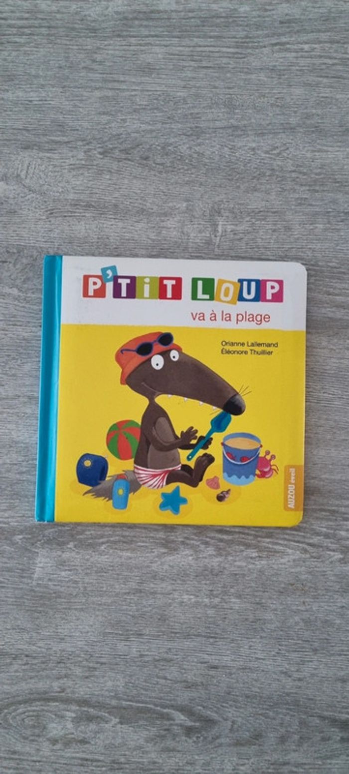 Livre p'ti lou va à la plage