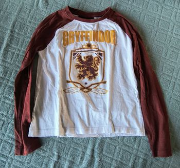 Tee-shirt manches longues Gryffondor garçon 10 ans
