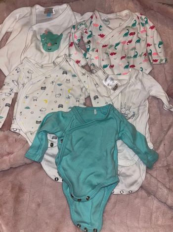 Lot de 5 body bébé