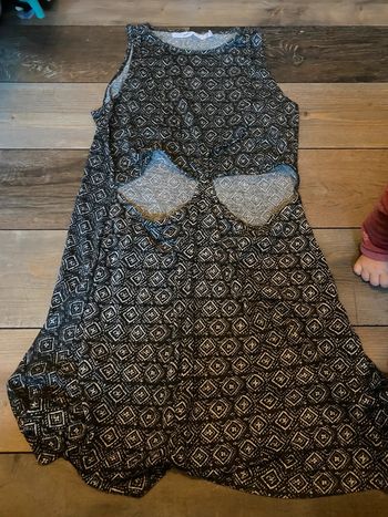 Robe women’secret noir grise taille M ouverte ventre