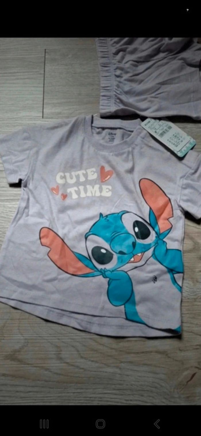 Pyjama d'été T-shirt manches courtes et short Kiabi 12mois 74cm Neuf 👻 - photo numéro 2