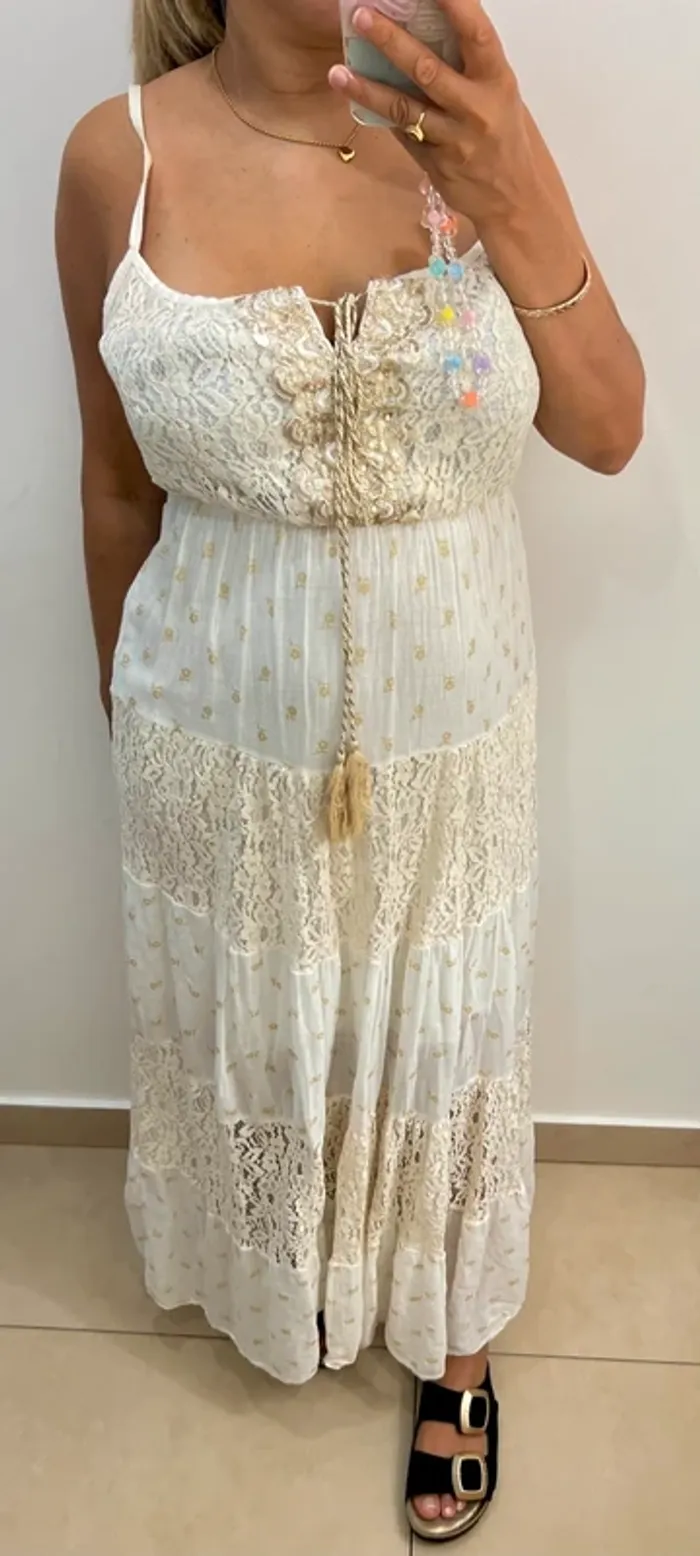 Robe longue Bohème Taille M - photo numéro 4