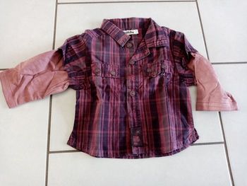 Chemise rayée manches longues