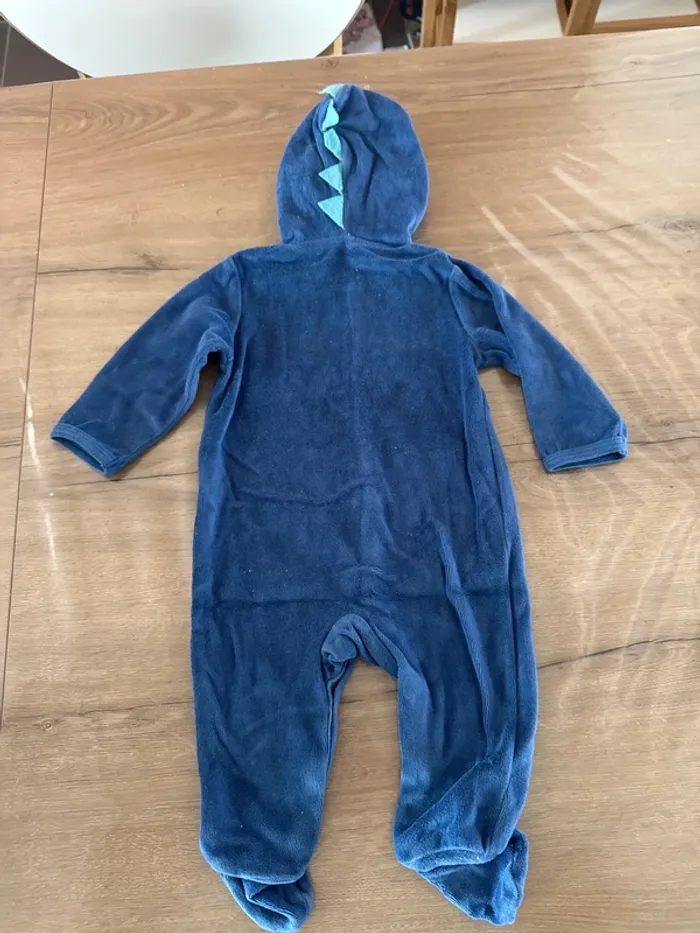 Pyjama velours dinosaure - photo numéro 2