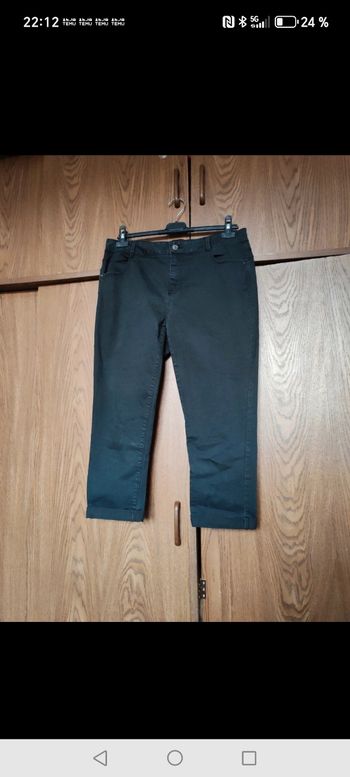 Pantacourt femme noir 