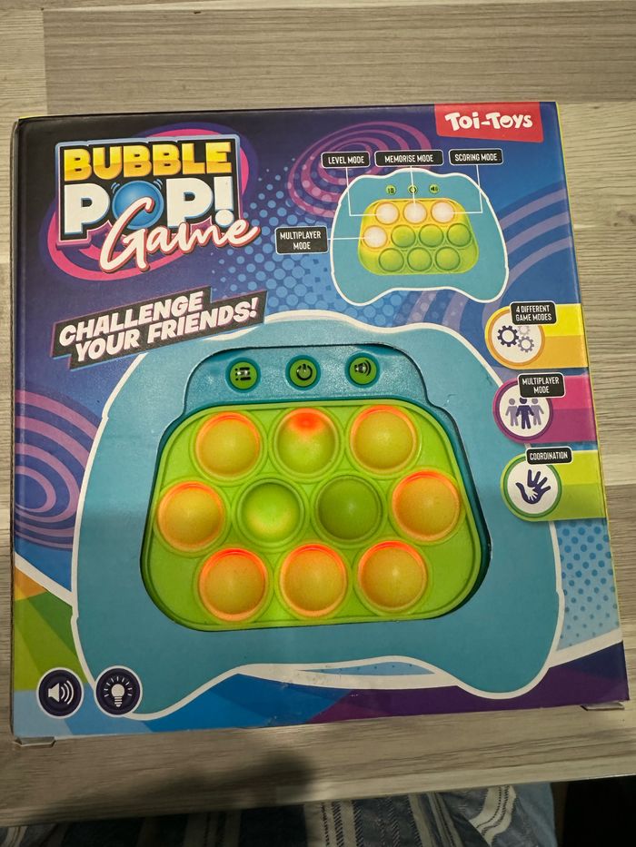Bubble pop game
