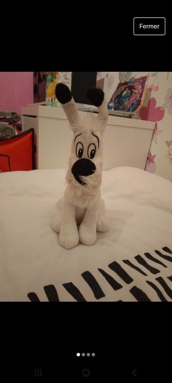 Peluche Idéfix Parc astérix