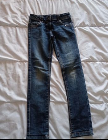 Jean fille bleu 9 ans kiabi