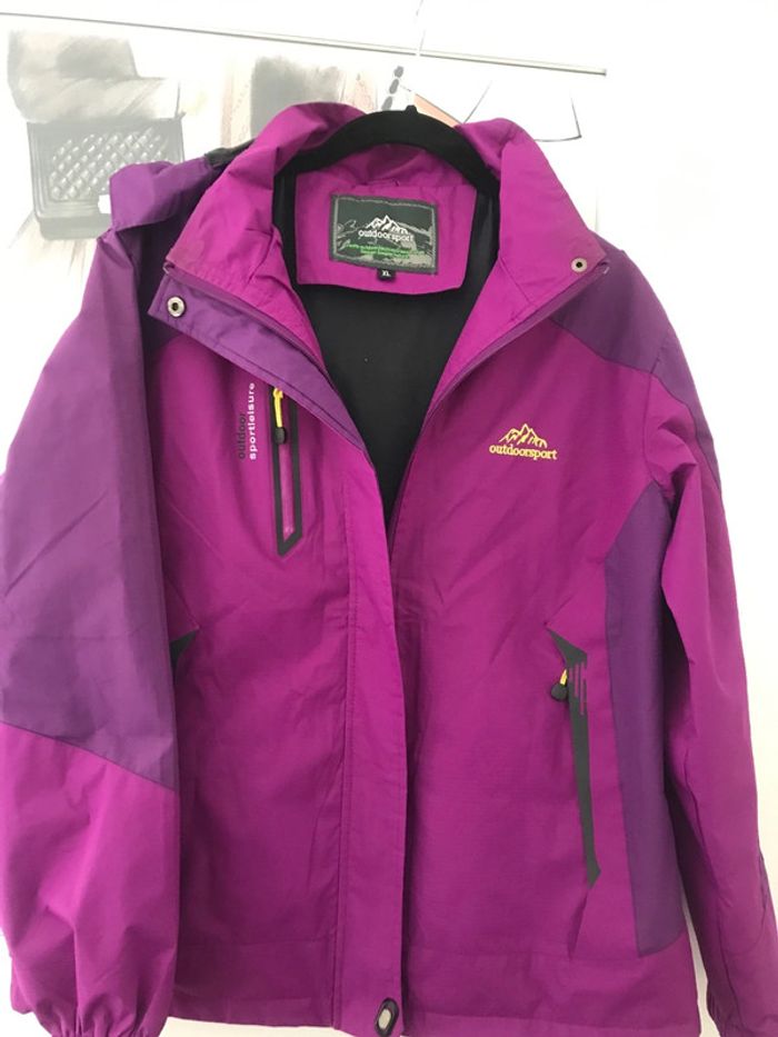Blouson coupe-vent randonnée montagne ski Outdoorsport L/Xl