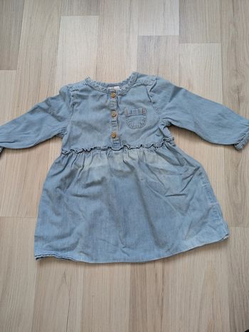 Robe en jean fille 12 mois