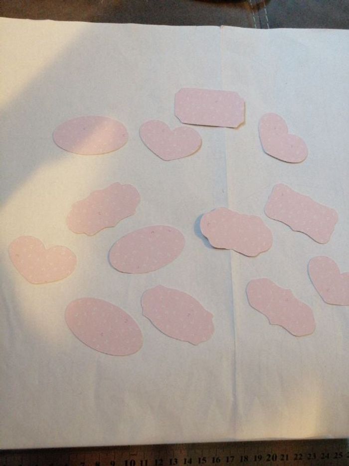 Scrapbooking découpe rose (K67)