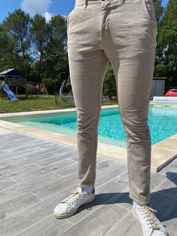 Pantalon velours Zara men 42