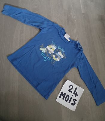 Maillot t-shirt 24mois garçon