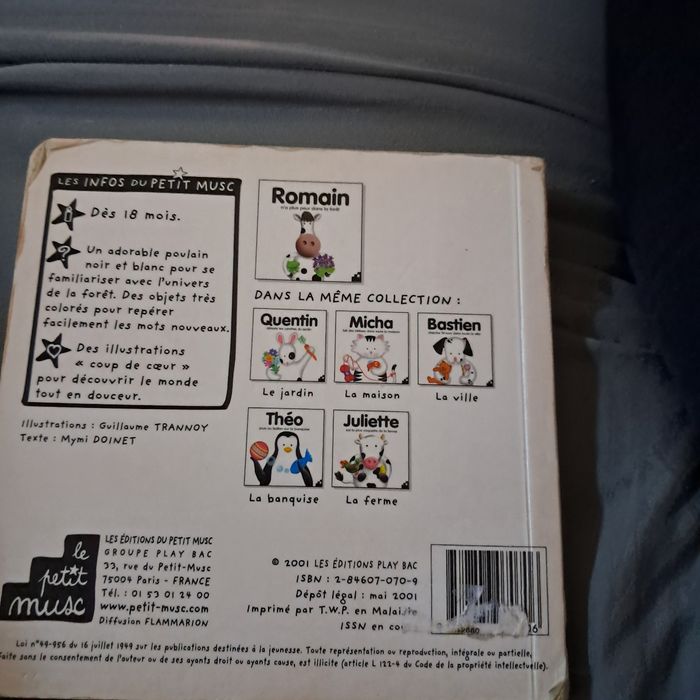 Livre Roman na plus peur dans la forêt - photo numéro 2