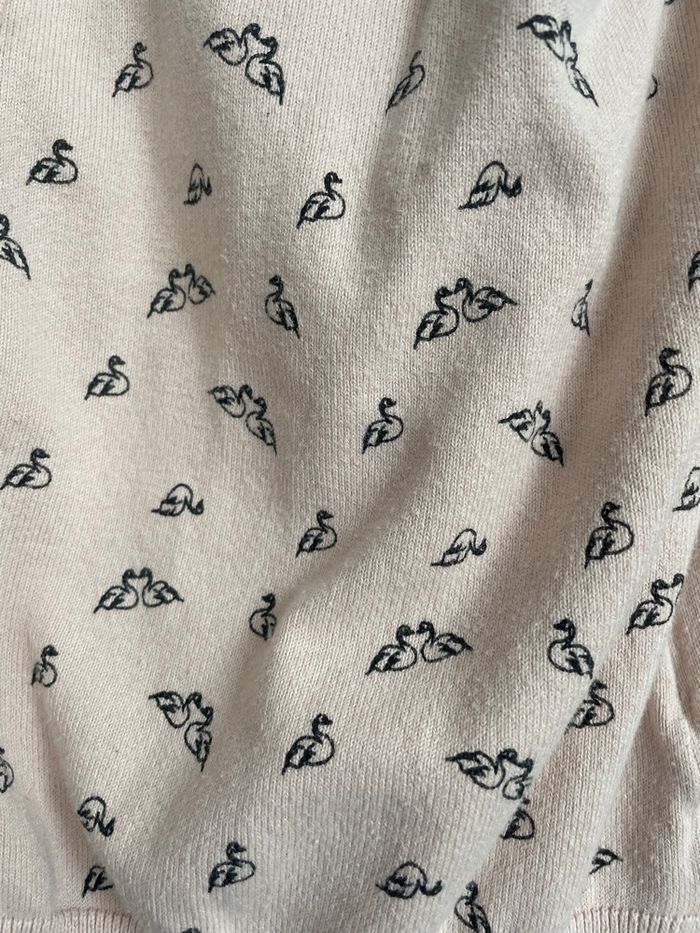 Gilet corail motif cygne M camaïeu - photo numéro 5