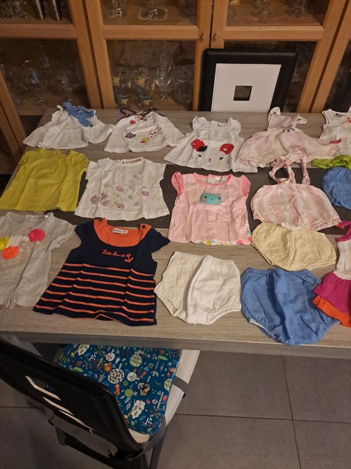 Gros lot fille ete 3 mois (90 vetements) - photo numéro 2