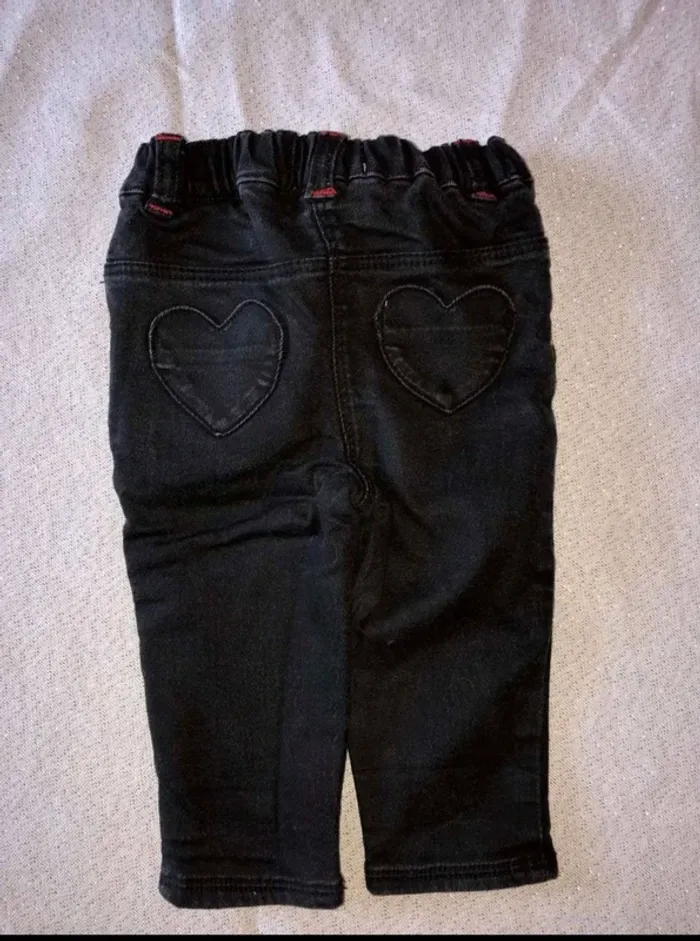 Pantalon style jean 6 mois comme neuf - photo numéro 3