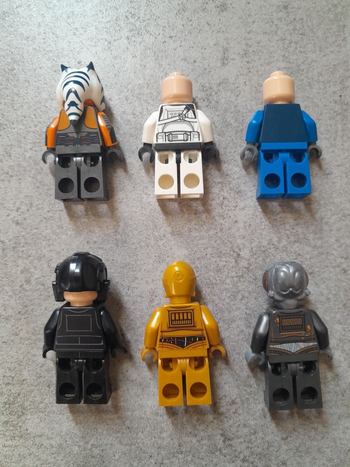 Lot de 6 minifigurines LEGO Star Wars - photo numéro 2