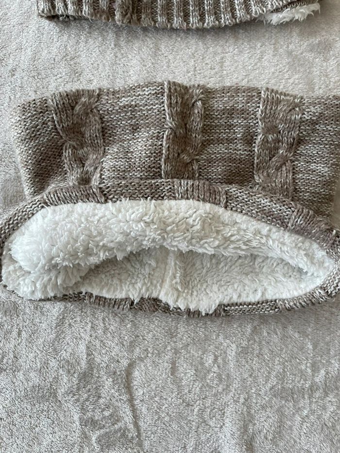 #Ensemble cache cou + bonnet 🍀 - photo numéro 3
