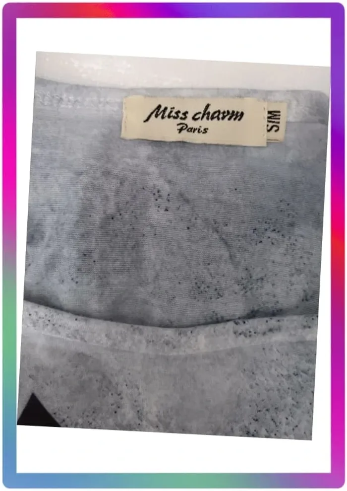 Tee shirt S/M Miss Charm - photo numéro 3