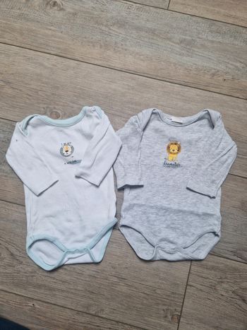 Lot de bodys ML mixte 6 mois