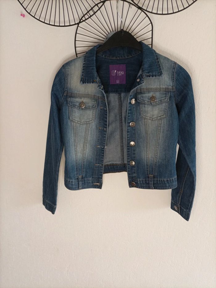 Veste courte en jean